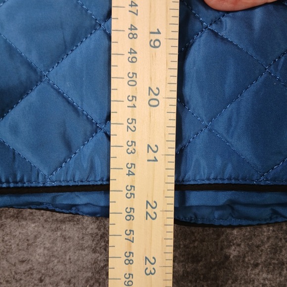 Jones‎ New York Signature Women's Size Small Blue Quilted Full Zip Vest - Picture 5 of 8